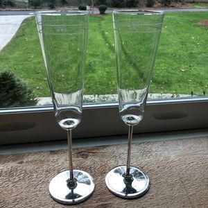 Kate Spade Champagne Flutes